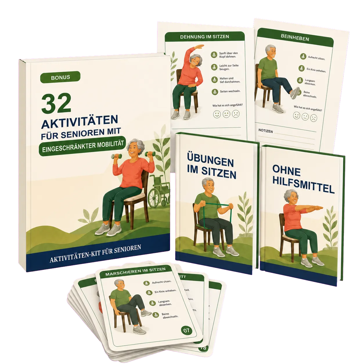 40 Aktivitäten im Sitzen & im Bett
